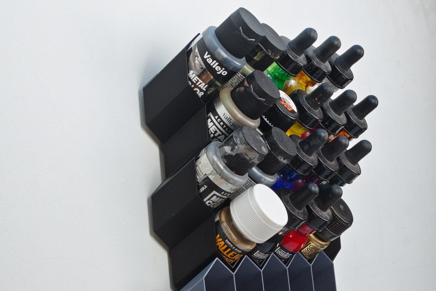 Hex Wall Paint Storage for 34-36mm pots
