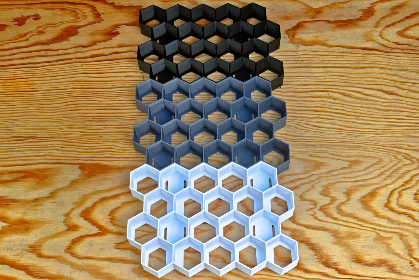 Hex Wall Paint Holder/Storage for Games Workshop Citadel Paints - Easy Stick-On Solution