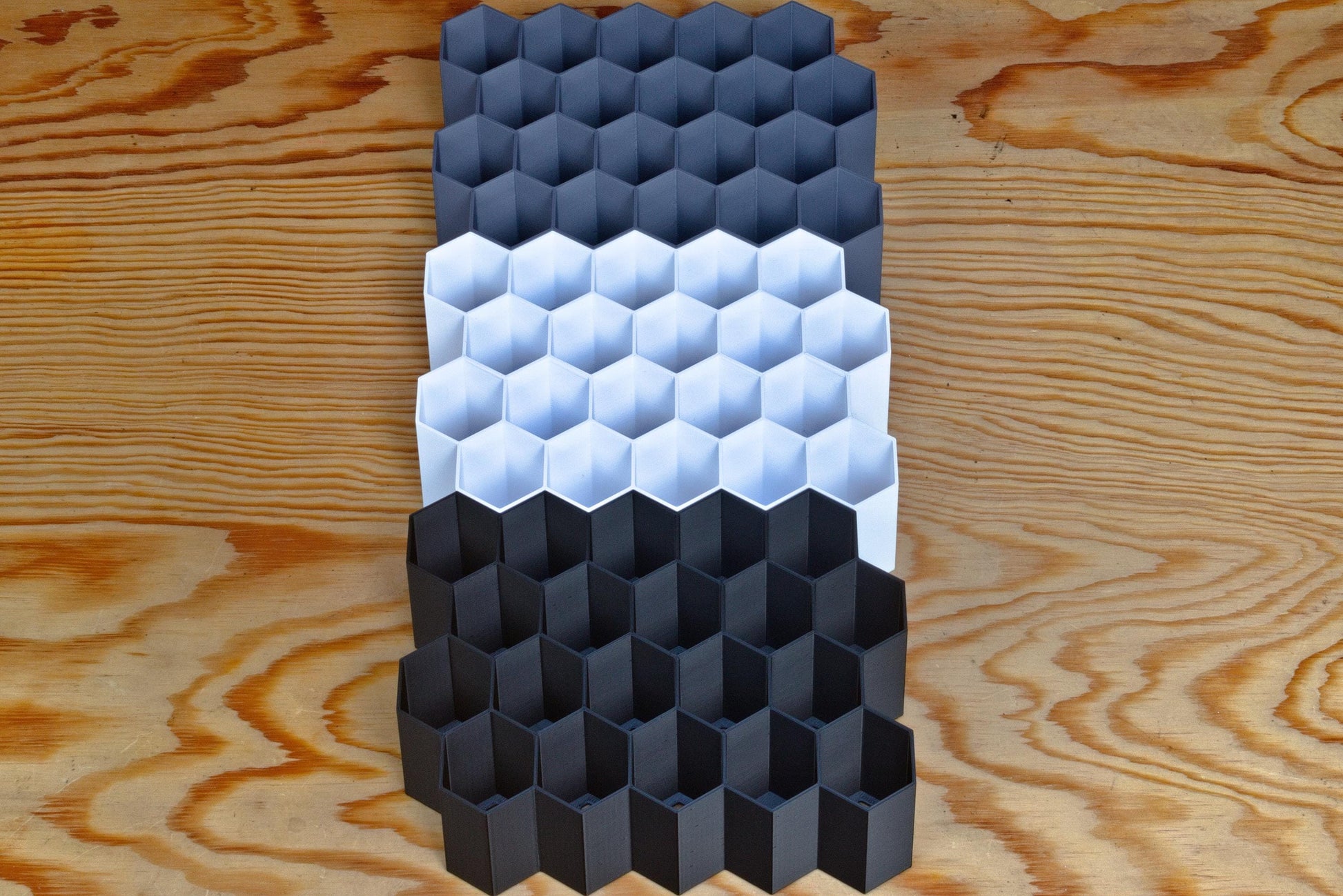 Hex Wall Paint Storage, perfect for Craft paint, Liquitex inks, AK Intractive, Vallejo metal Color, Pigments - Easy Stick-On Solution