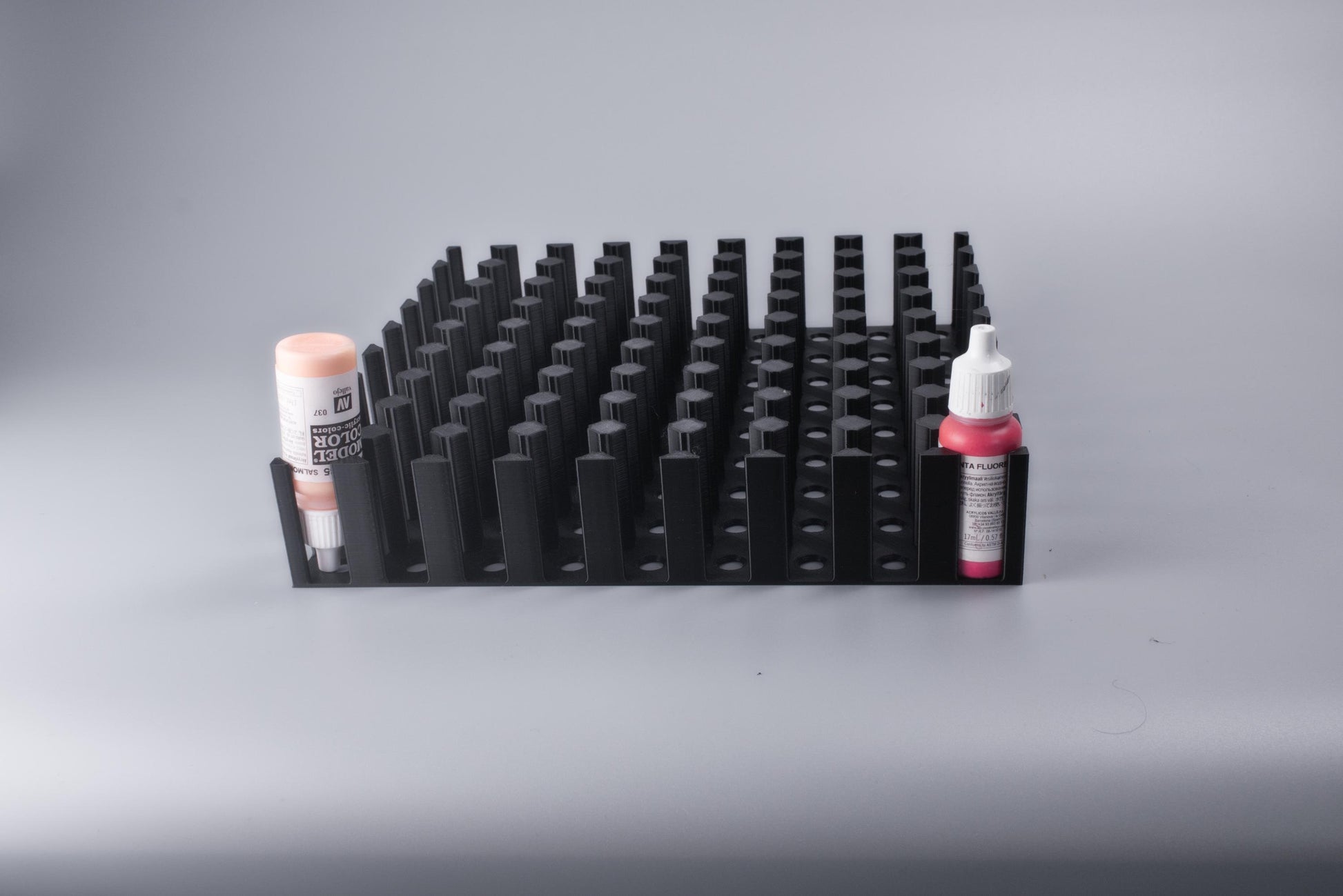 28mm Dropper Bottle Drawer Organizer | Miniature Paint Holder Storage for Vallejo, Army Painter & Scale75